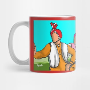 Bhangra dancers Mug